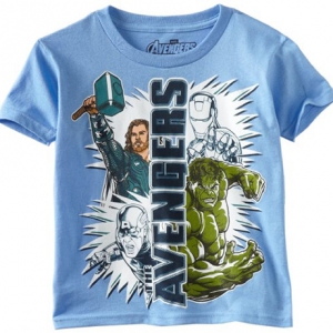 Marvel Boys 2-7 Avengers Two And Two Shirt